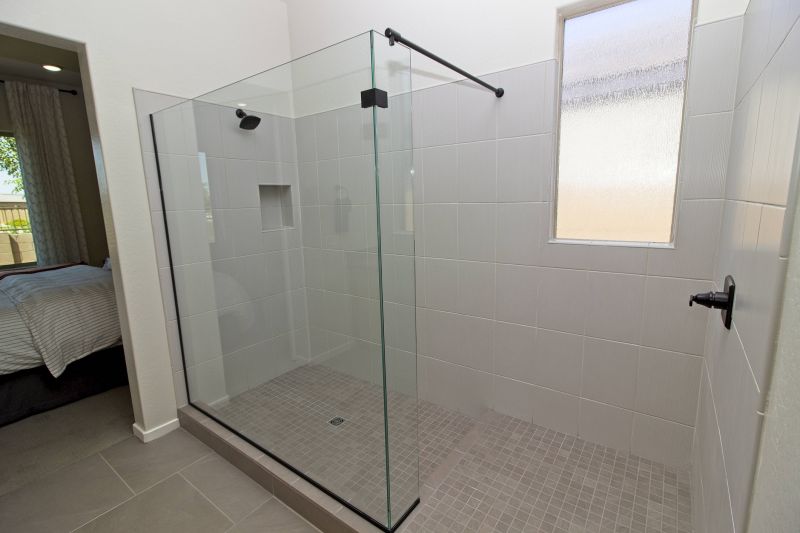 Contemporary Shower with Rainfall Head